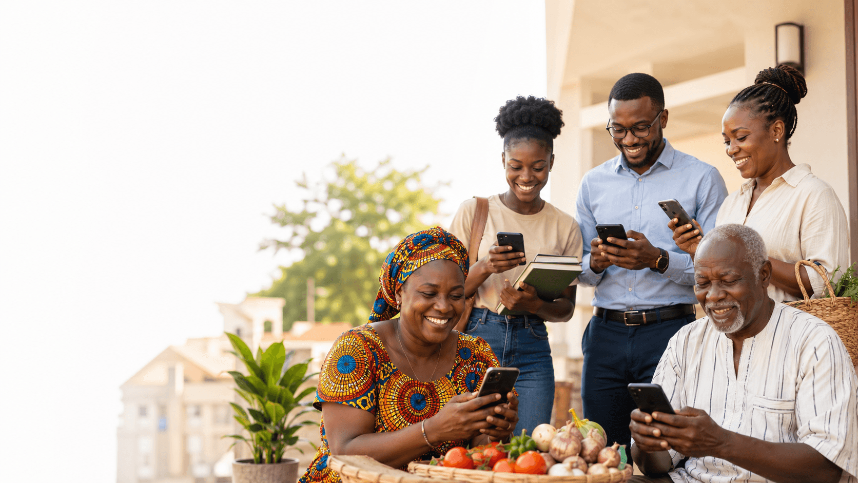Small business owners in Ghana using phones to sell data bundles
